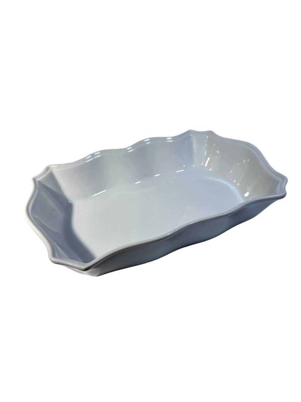 Denmark Tools For Cooks Dish Oven Safe 9x6 White Vitrified Porcelain Rectangular